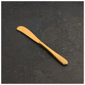 Wilmax Buttermesser 17 cm Edelstahl Gold WL-999247/1B