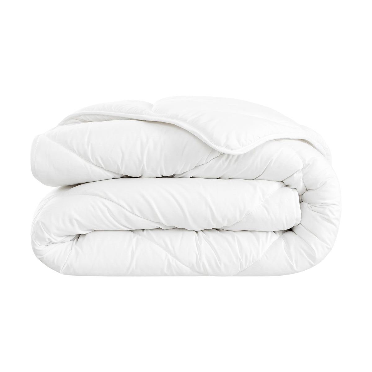 Mikrofaser-Steppdecke, weiß, weich, Kingsize (220 x 240 cm)