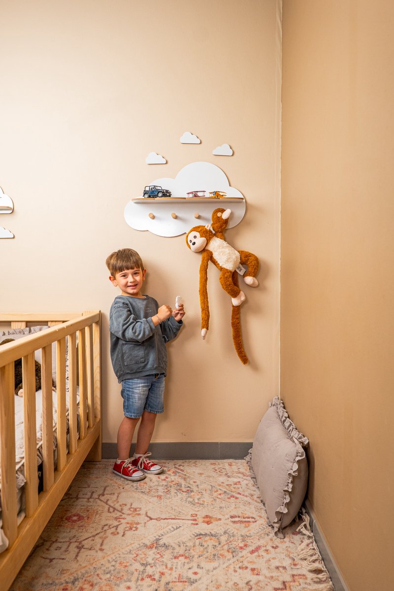 Cozy Collections Wolken-Wandregal 40×11×20 cm