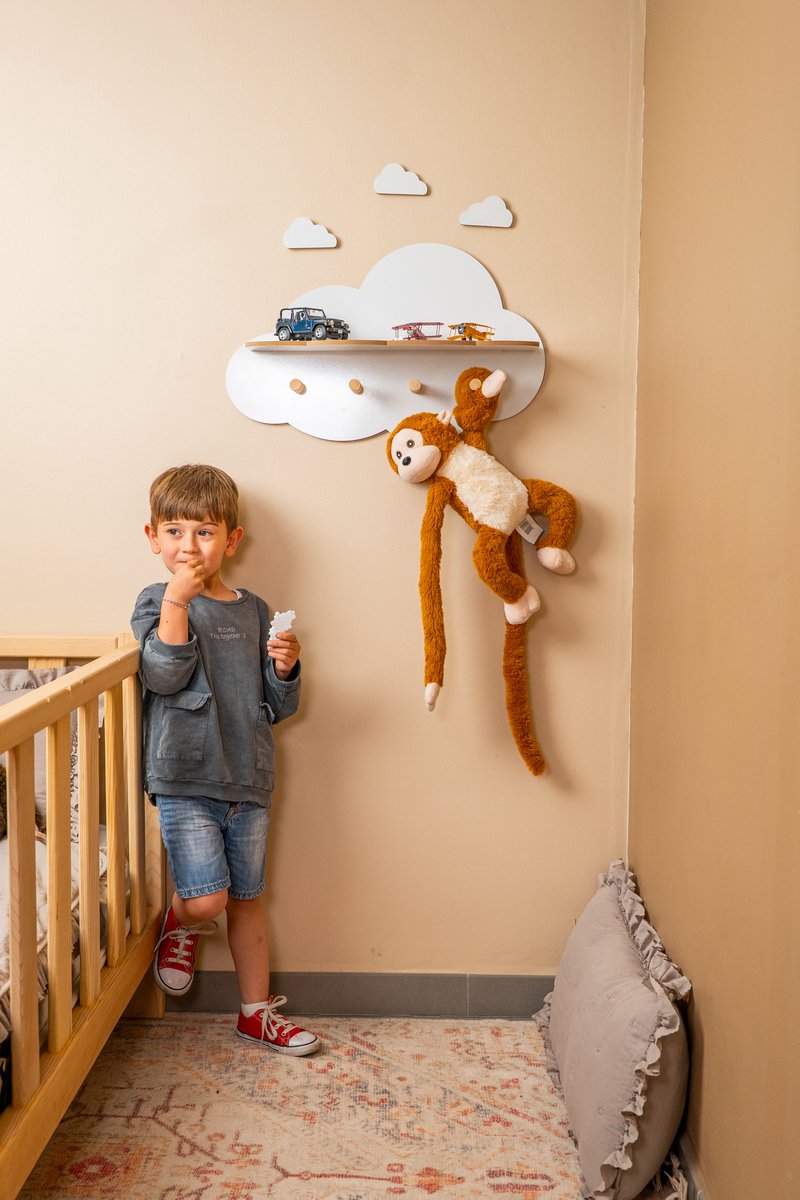 Cozy Collections Wolken-Wandregal 40×11×20 cm