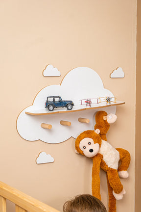 Cozy Collections Wolken-Wandregal 40×11×20 cm
