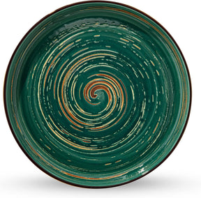 Wilmax Teller 23 cm Grün Porzellan 2er Set WL-669519/A2