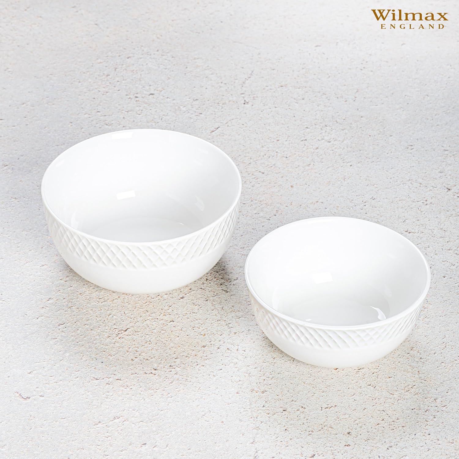 Wilmax Schale 930 ml 16 cm Weiß Porzellan WL-880101368/A