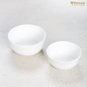 Wilmax Schale 930 ml 16 cm Weiß Porzellan WL-880101368/A