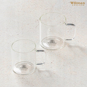 Wilmax Glastasse 250 ml Borosilikatglas Transparent WL-888605/A