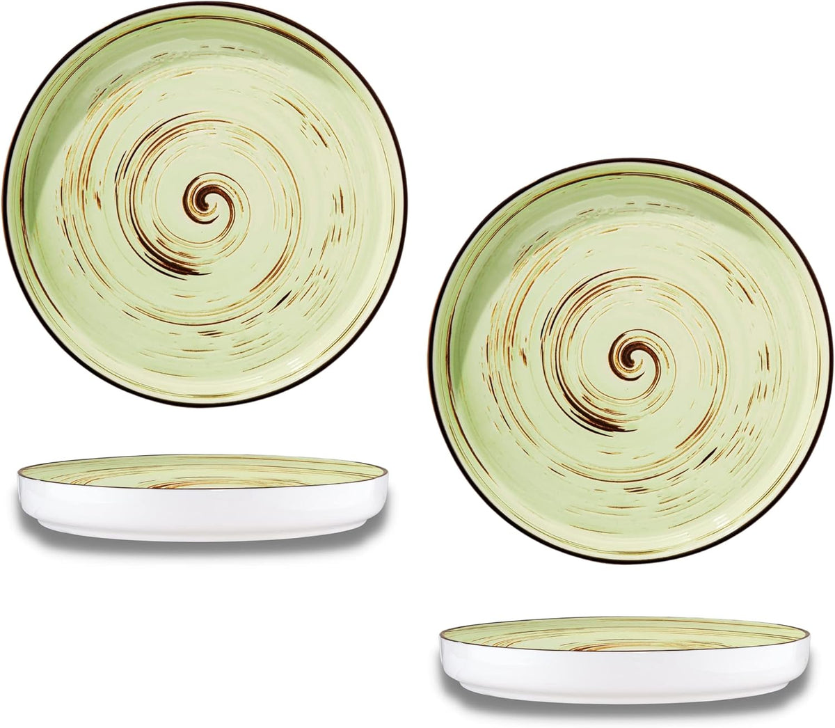 Wilmax Teller 23 cm Pistazie Porzellan 2er Set WL-669119/A2