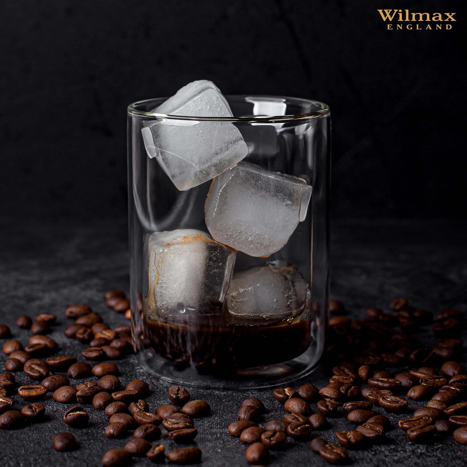 Wilmax Doppelwandiges Glas 400 ml 4er Set WL-888785/A4