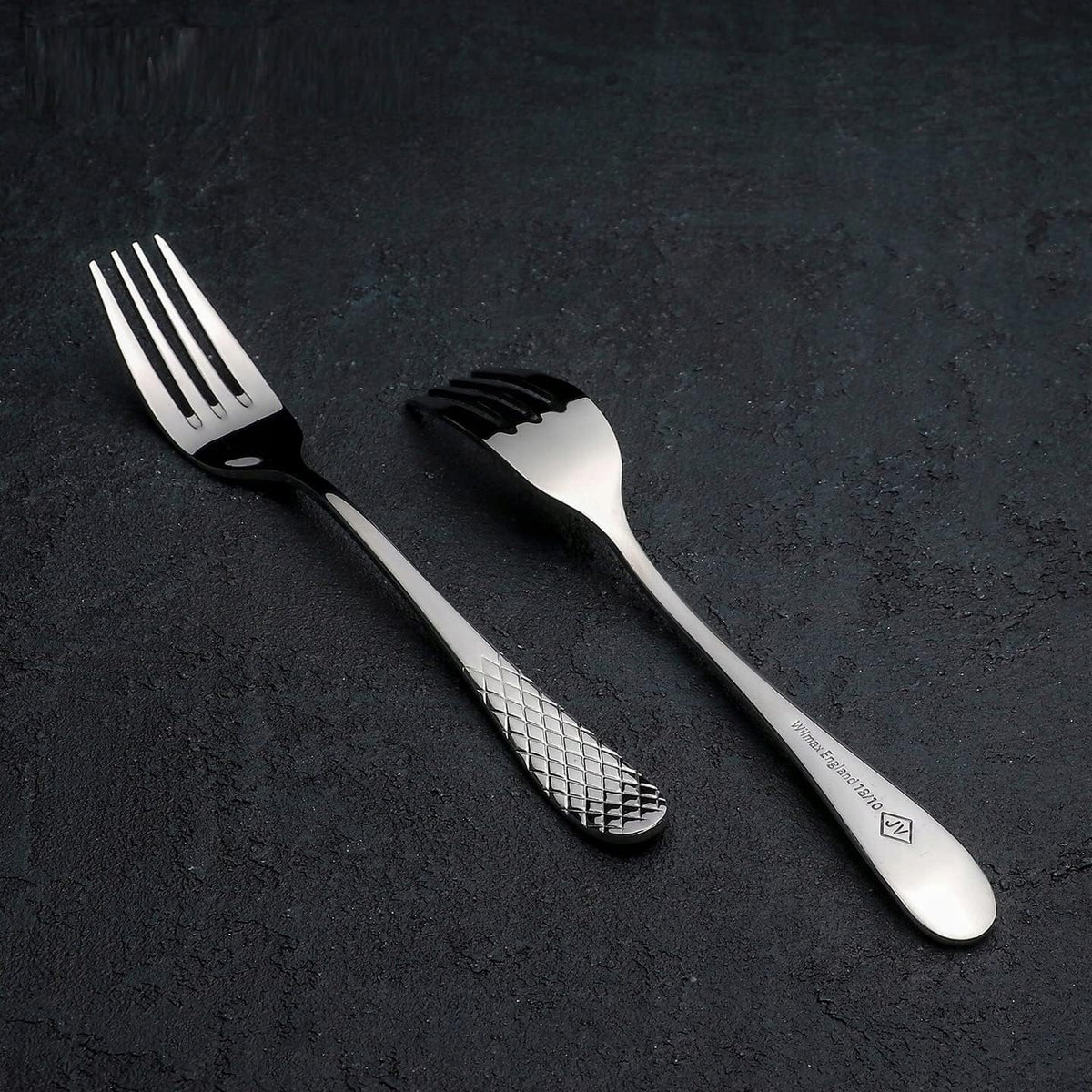 Wilmax Dessertgabel 16 cm Edelstahl 2er Set WL-999217/2B