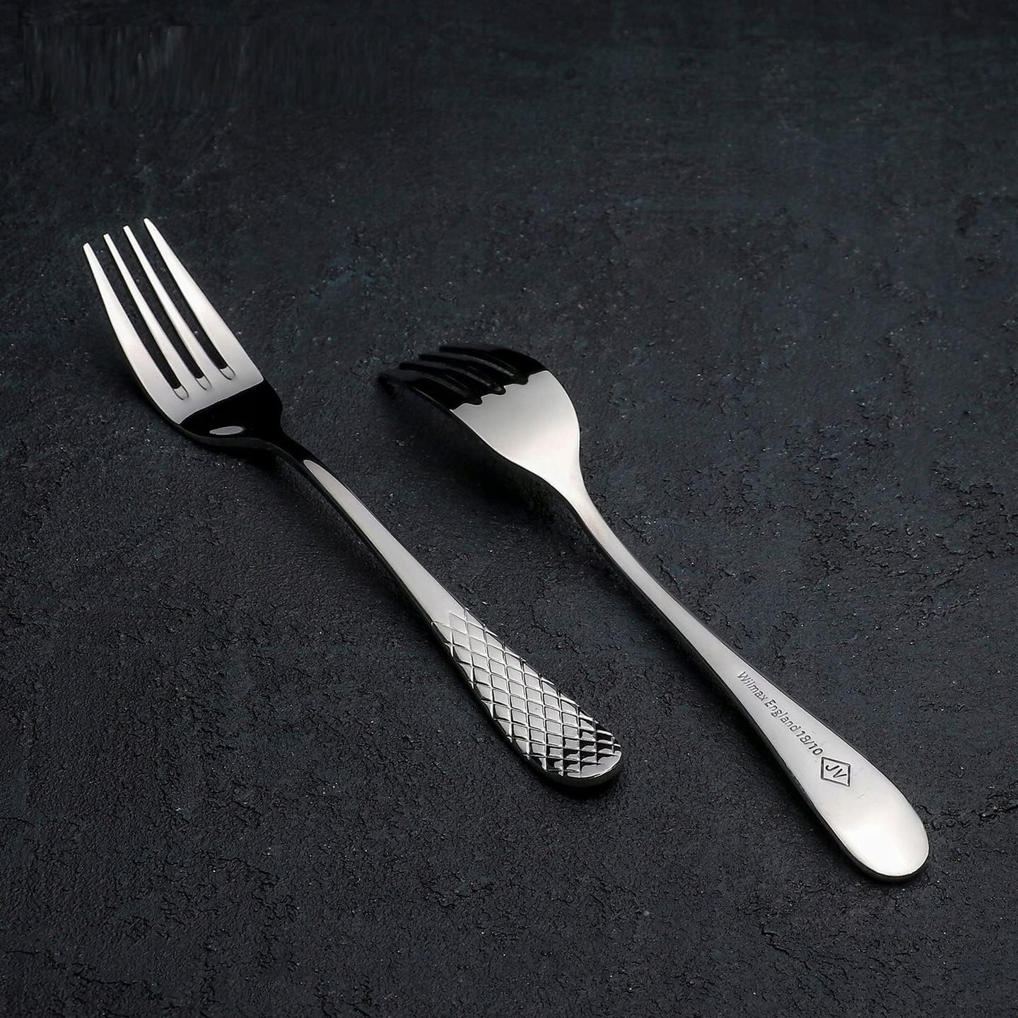 Wilmax Dessertgabel 16 cm Edelstahl 2er Set WL-999217/2B