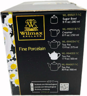 Wilmax Teekanne 500 ml Weiß Porzellan  WL-994033/1C