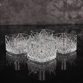Pasabahce Timeless Stapelbare Glasschale 235 ml (7 3/4 oz) - 4-teiliges Set