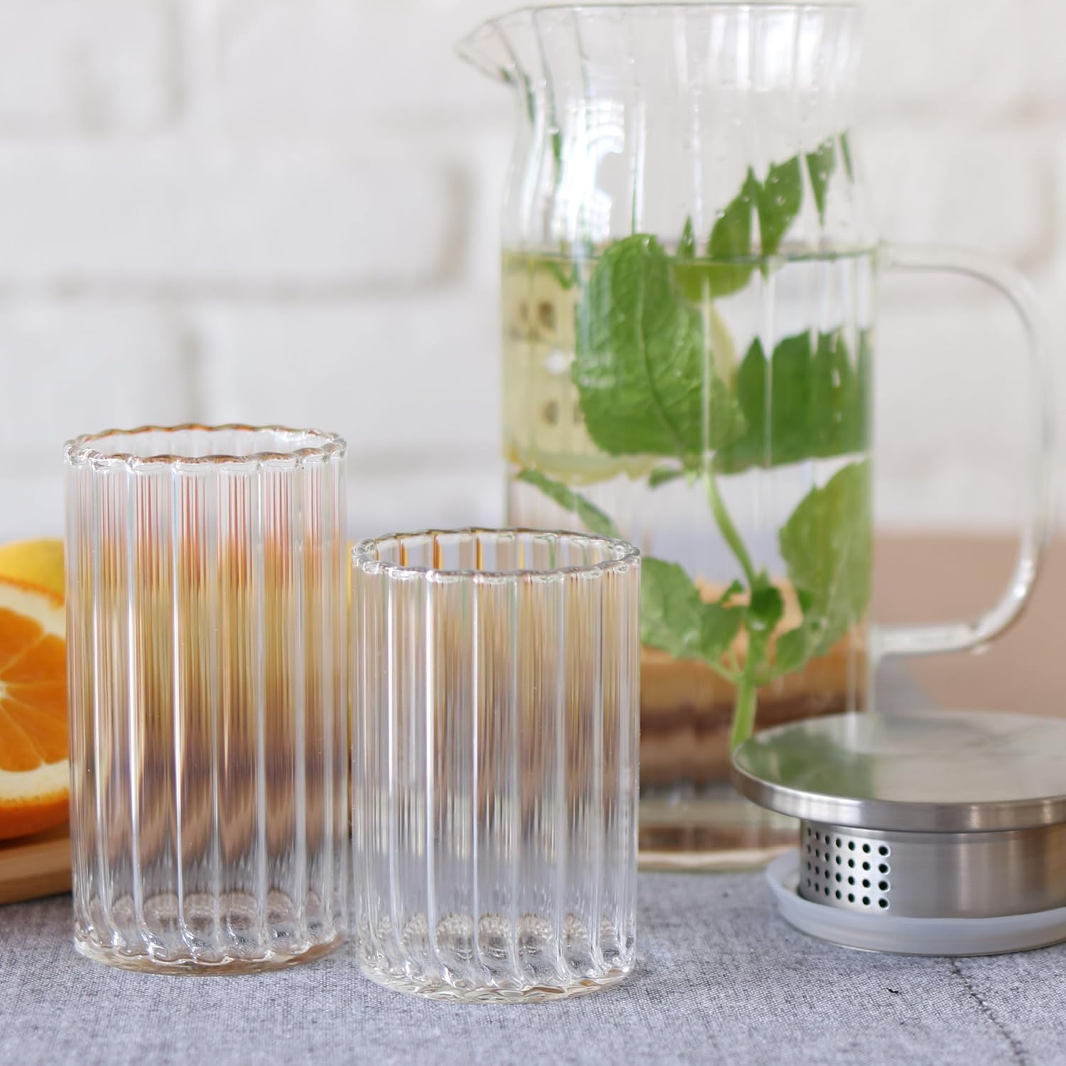 Wilmax Glas 350 ml Borosilikatglas Transparent WL-888626/A