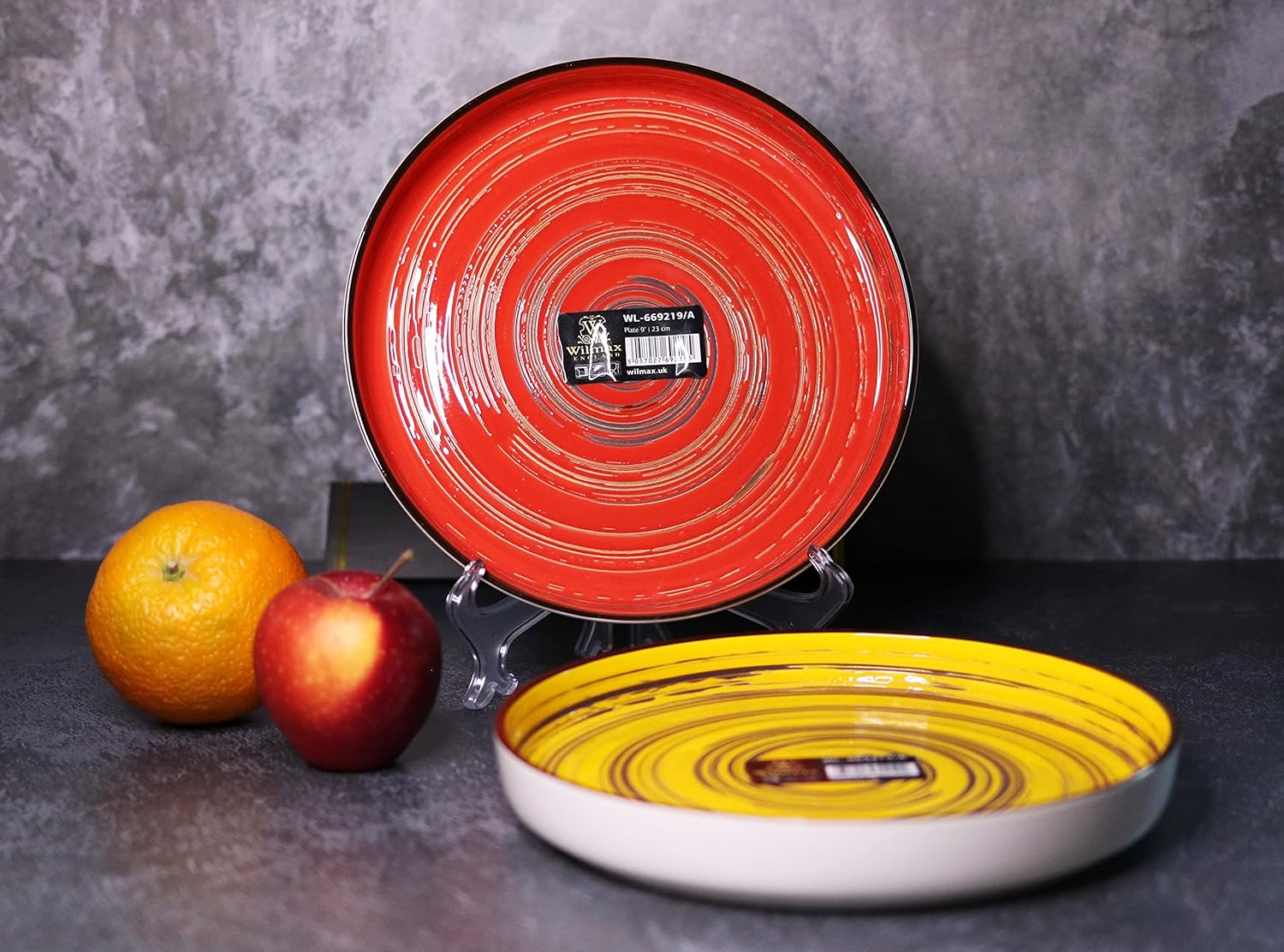 Wilmax Teller 28 cm Gelb Porzellan WL-669420/A