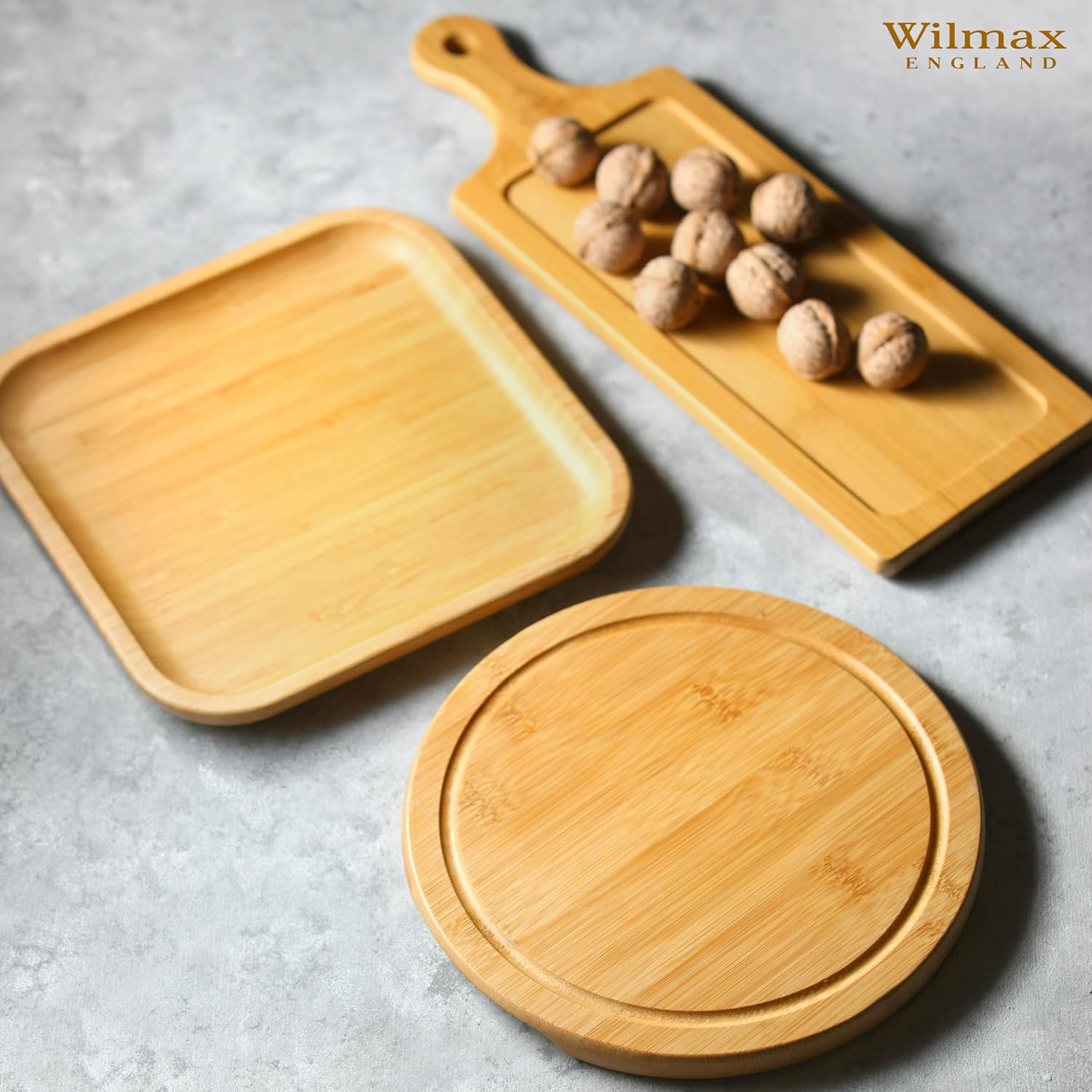 Wilmax Bambus Teller 20,5x20,5 cm Natur WL-771021/A