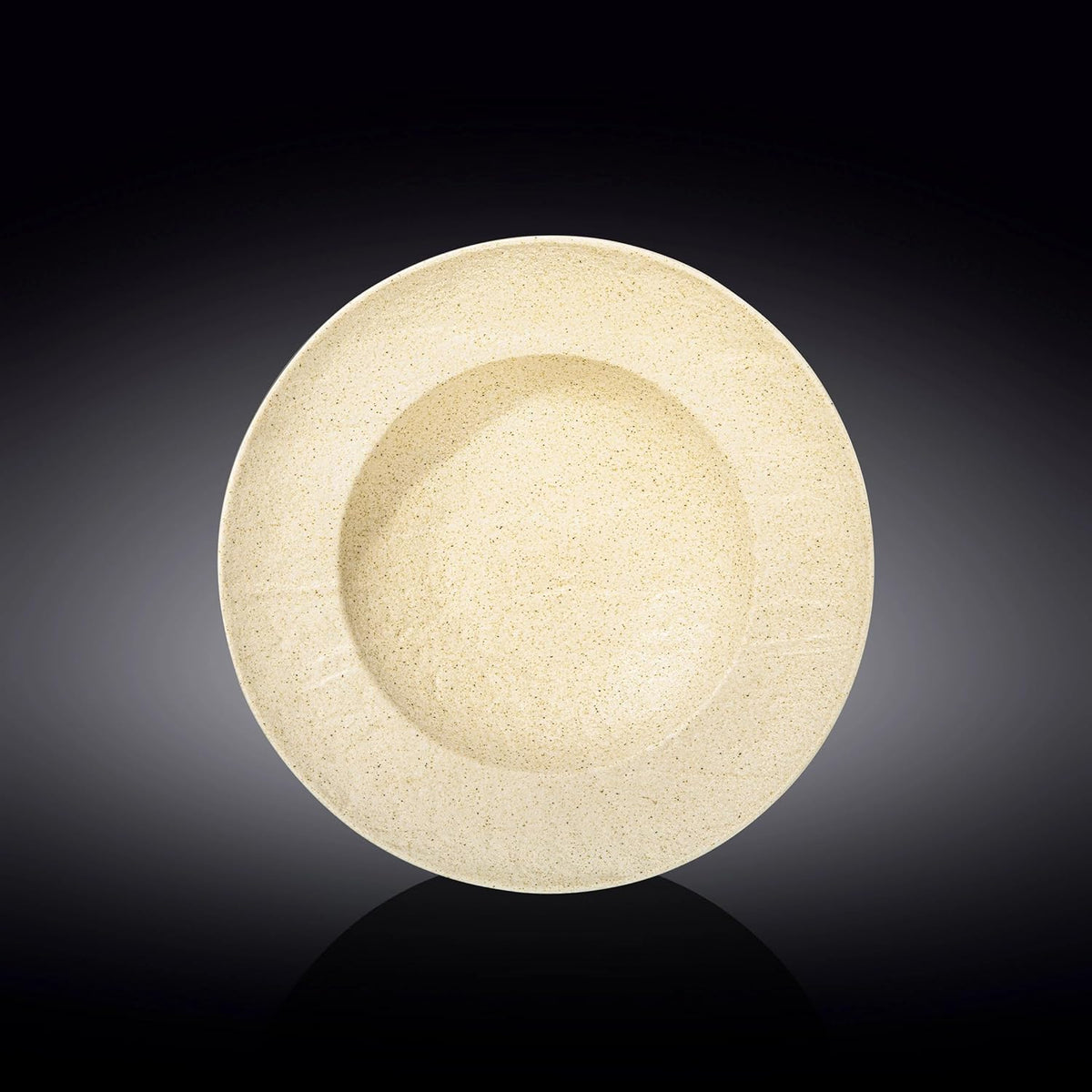 Wilmax Tiefer Teller 25,5 cm 350 ml Sand Porzellan WL-661330/A