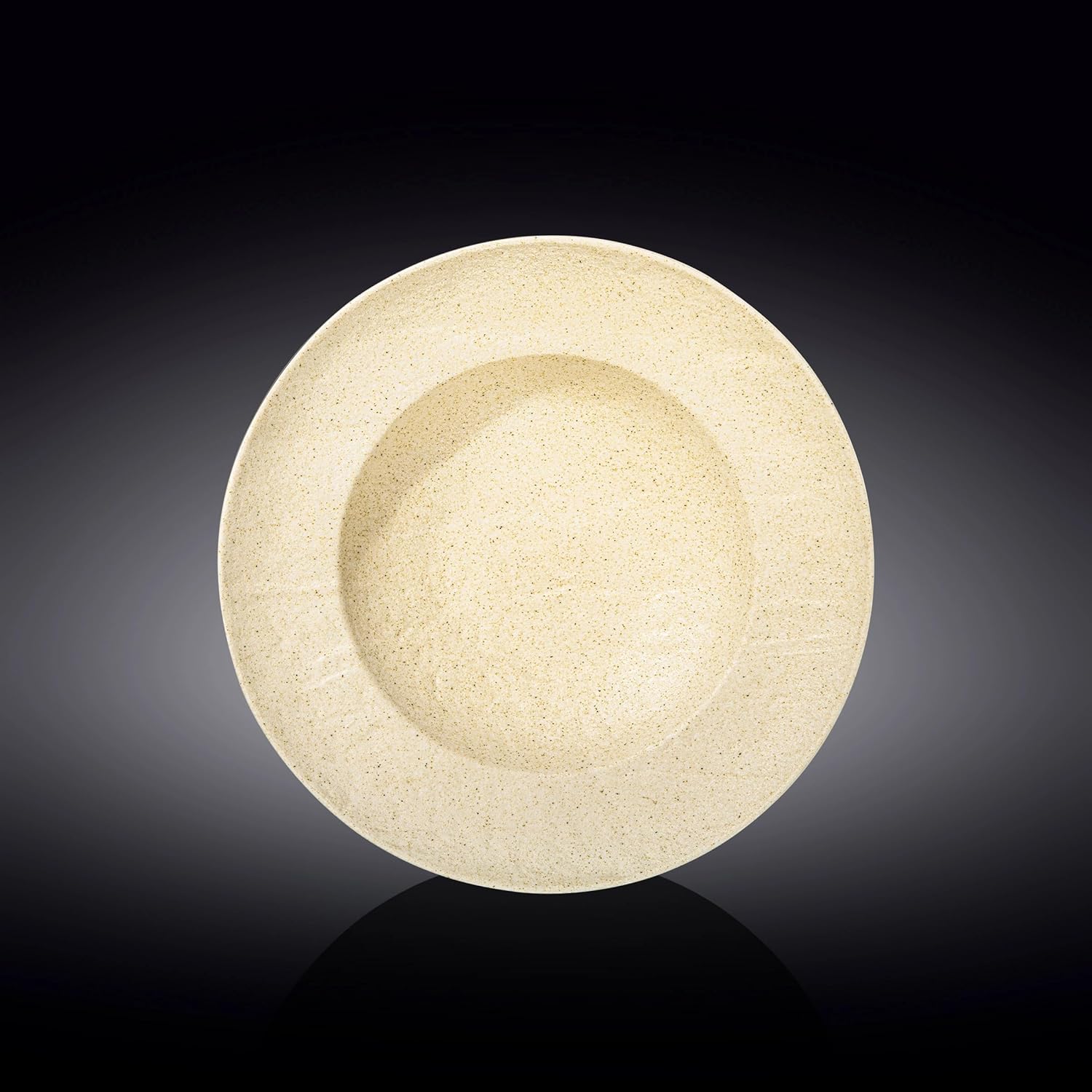 Wilmax Tiefer Teller 25,5 cm 350 ml Sand Porzellan WL-661330/A