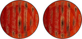 Wilmax Teller 28 cm Rot Porzellan 2er Set WL-668216/A2