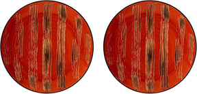 Wilmax Teller 28 cm Rot Porzellan 2er Set WL-668216/A2