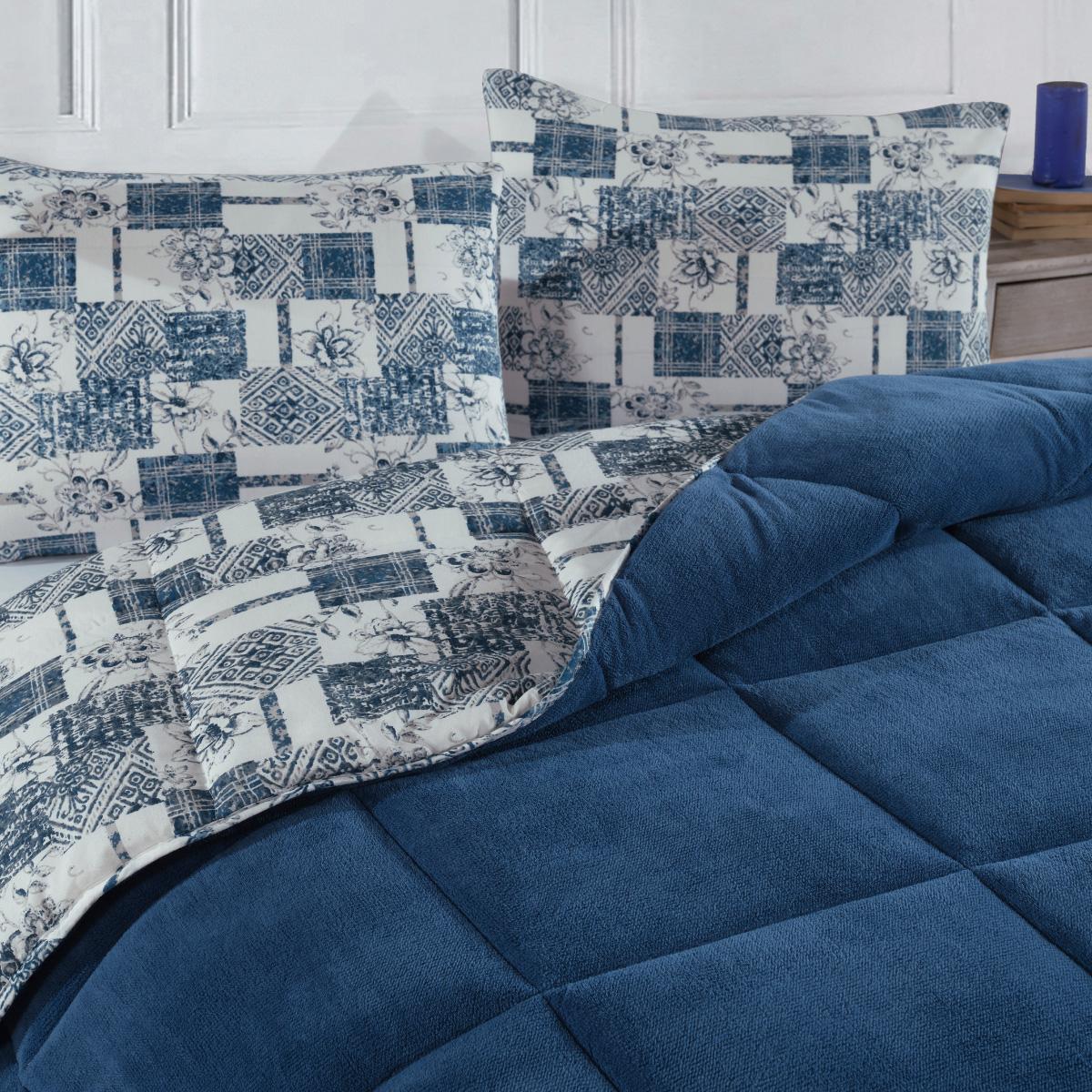 Einzel - Kids Luxury Wellsoft Steppdecke, doppelseitig mit Kopfkissenbezug, 135 x 200 cm Steppdecke