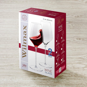 Wilmax Weinglas 800 ml Kristallglas Transparent 2er Set WL-888102/2C