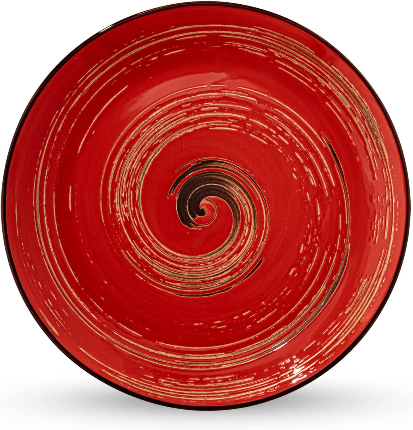 Wilmax Teller 25,5 cm Rot Porzellan WL-669214/A