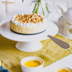 Wilmax Kuchenständer 25 cm Porzellan Weiß WL-996128/A