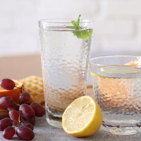 Wilmax Hammered Tumbler 450 ml Borosilikatglas Transparent WL-888630/A