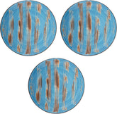 Wilmax Teller 23 cm Blau Porzellan 3er Set WL-668613/A3
