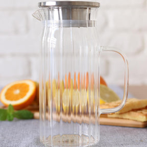 Wilmax Karaffe mit 6 Gläsern Glas Set WL-888219/A-888624/A6