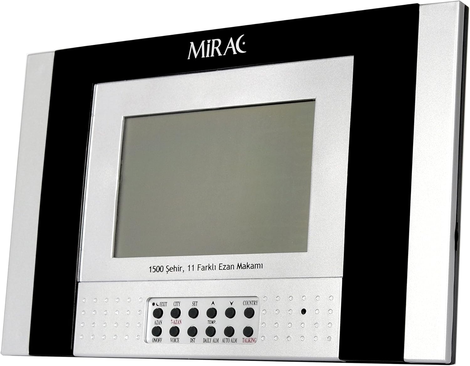 Mirac Wand Azan Uhr – Digital, Mit Gebetsruf & Quran-Funktion