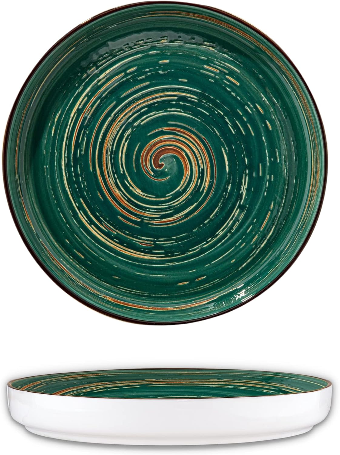 Wilmax Teller 28 cm Grün Porzellan WL-669520/A