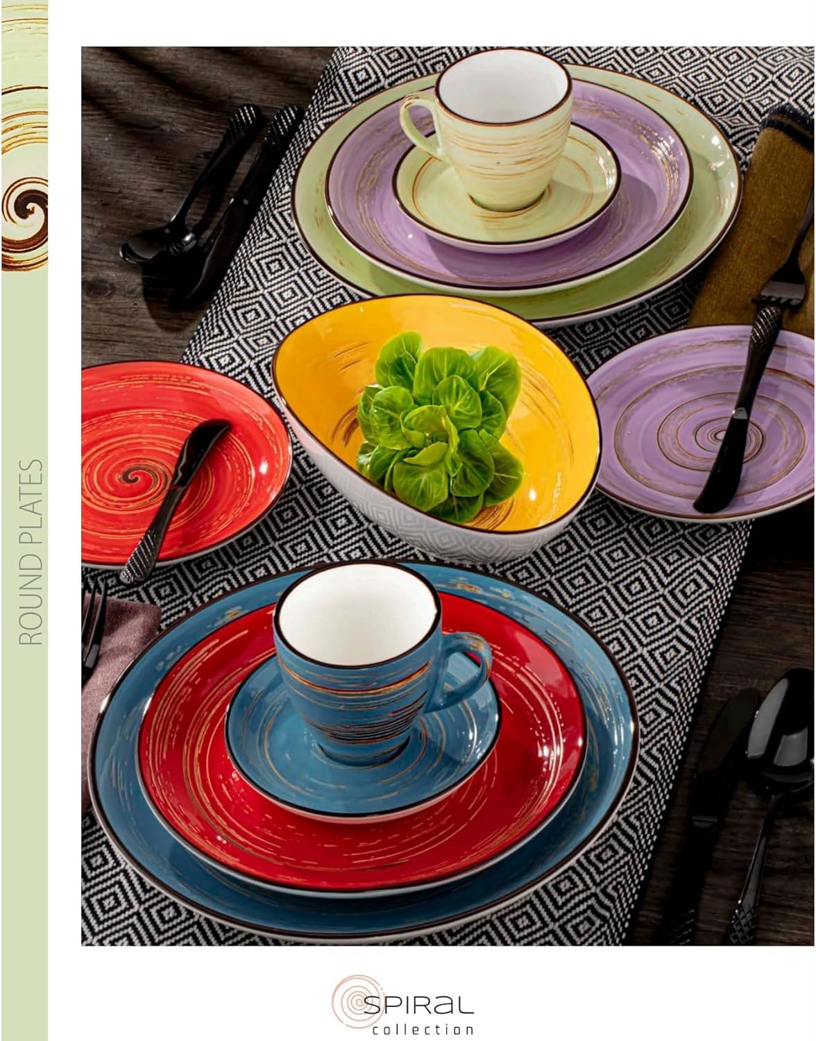 Wilmax Untertasse 11 cm Rot Porzellan