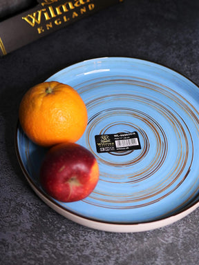Wilmax Teller 28 cm Blau Porzellan WL-669620/A