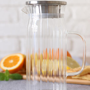 Wilmax Karaffe mit 6 Gläsern Glas Set WL-888220/A-888625/A6