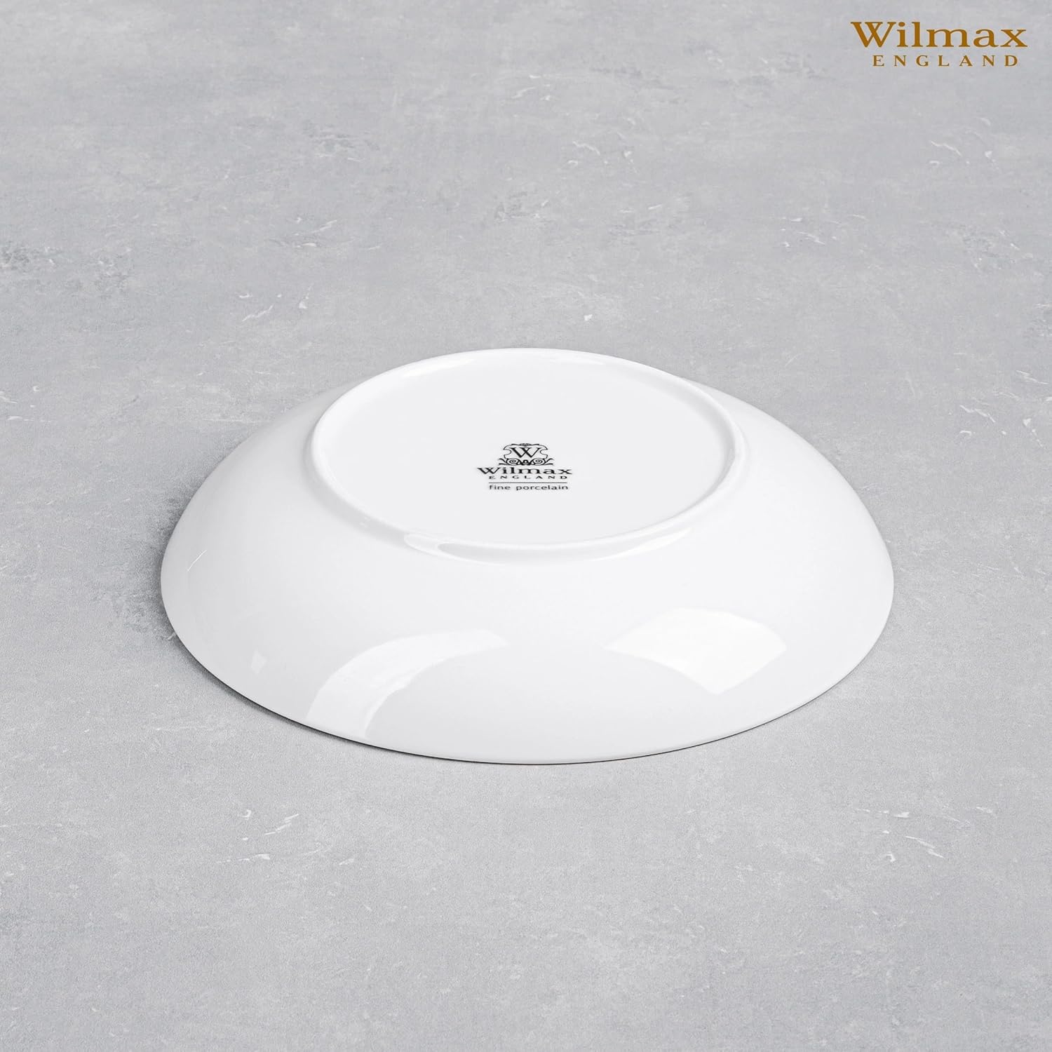 Wilmax Tiefer Teller 23 cm aus Porzellan, Weiß WL-991117/A