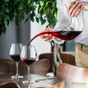 Wilmax Weinkaraffe 900 ml Kristallglas Transparent WL-888347/1C