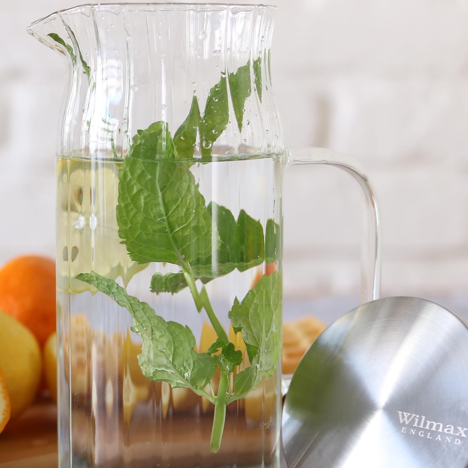 Wilmax Karaffe mit 6 Gläsern Glas Set WL-888220/A-888625/A6