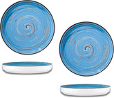 Wilmax Teller 23 cm Blau Porzellan 2er Set WL-669619/A2