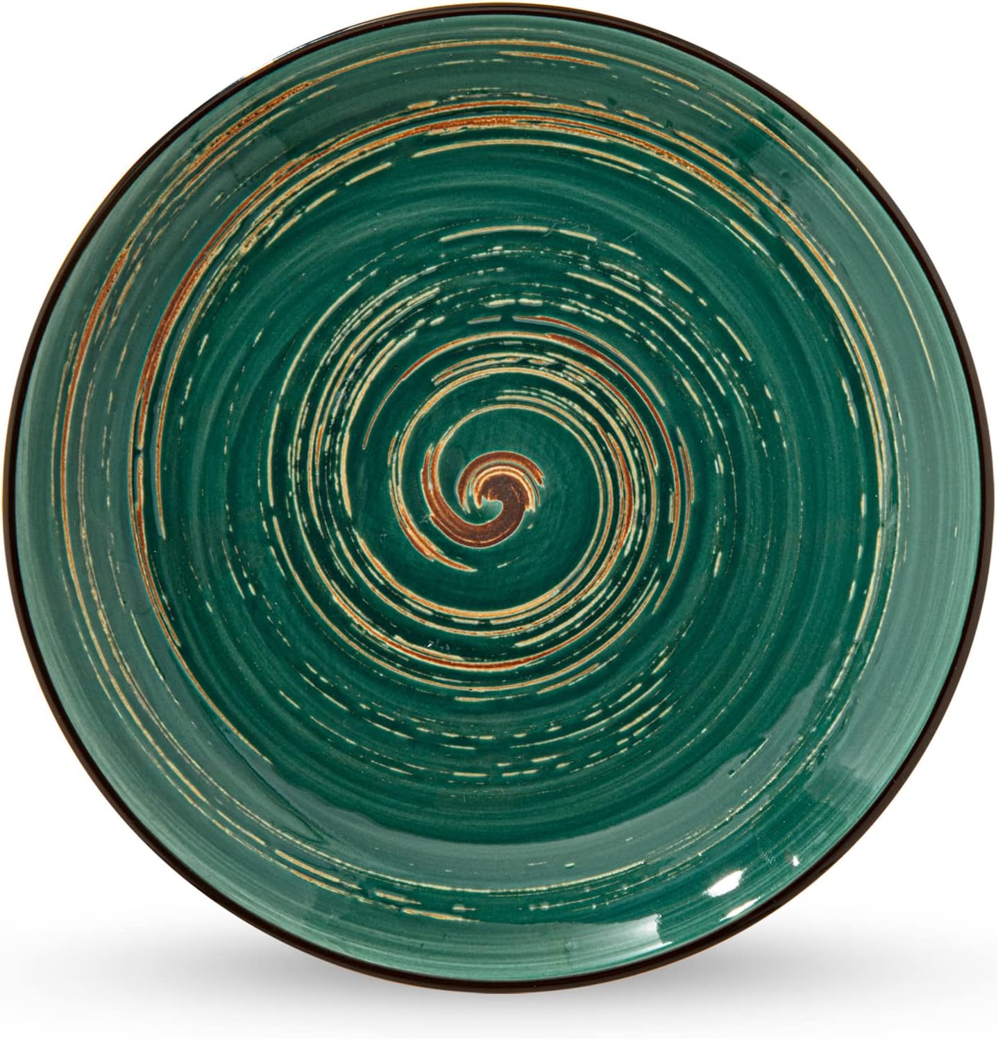 Wilmax Teller 25,5 cm Grün Porzellan 2er Set WL-669514/A2