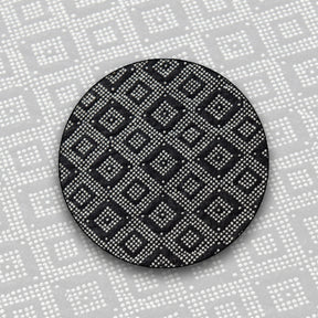 Bosdela Badematten-Set Barcode, 2-teilig, 60 × 100 cm + 50 × 60 cm, rutschfest und waschbar