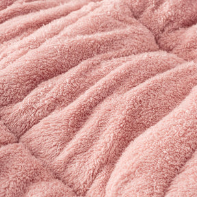 Wellsoft Bettdecke Rosa 155x220 cm - Wendbare Ganzjahresdecke, Doppelseitiges Steppbett mit 300 g/m² Füllung, Weich & Pflegeleicht