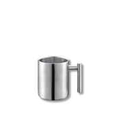 Wilmax Doppelwand Becher 350 ml Edelstahl Silber WL-517610115/A
