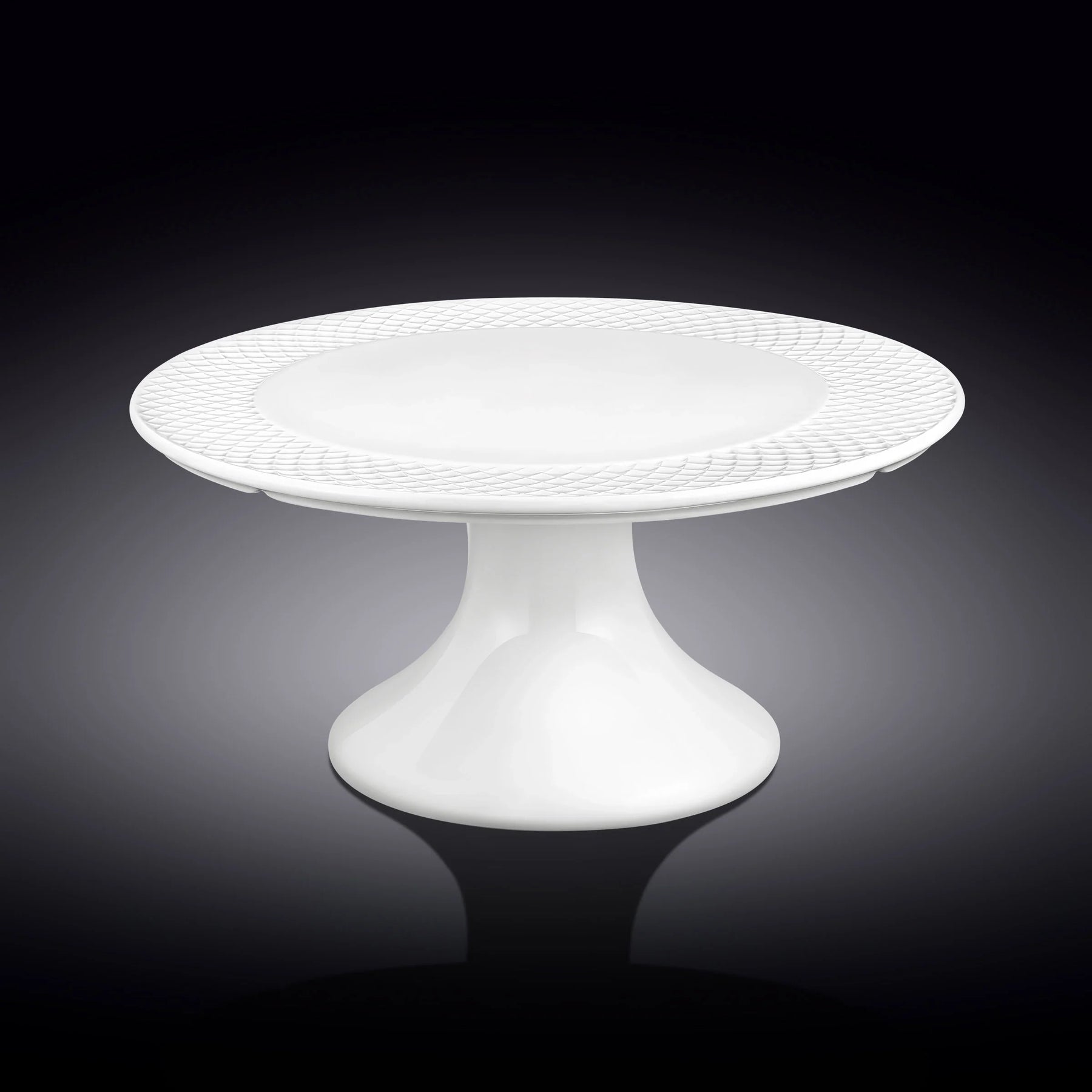 Wilmax Tortenständer 30,5x10 cm Weiß Porzellan WL-880101704/A