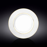 Wilmax Speiseteller 28 cm Weiß Porzellan mit Goldlinien WL-880102106/A