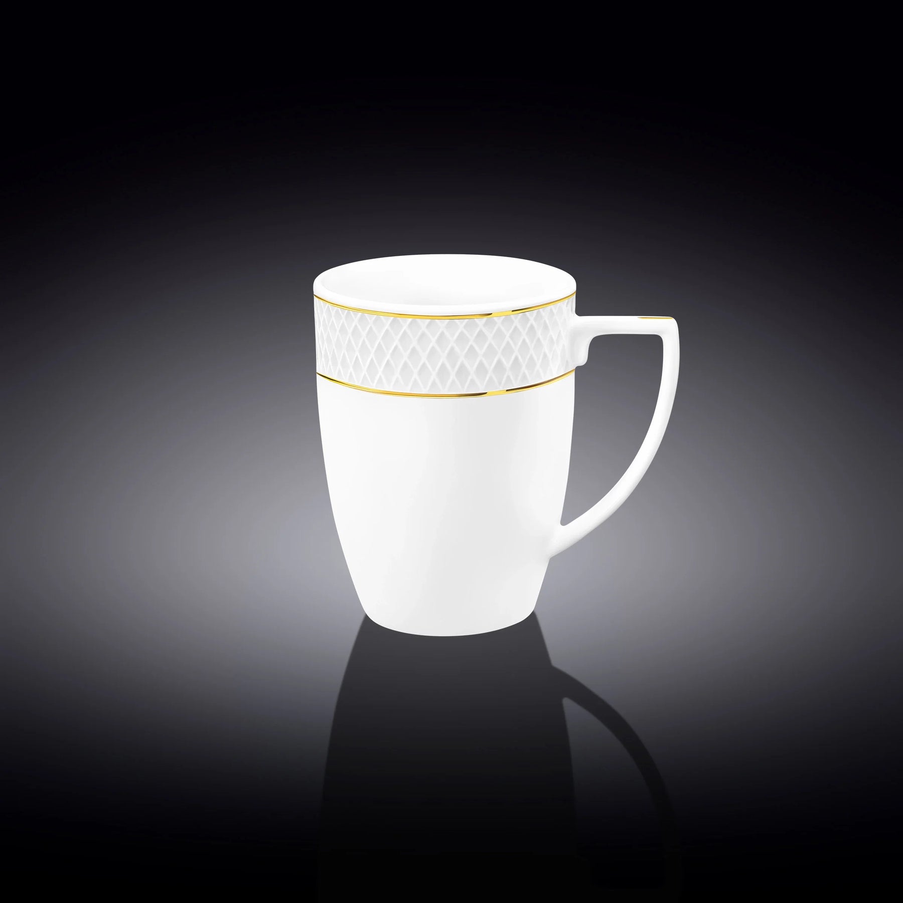 Wilmax Tasse 450 ml Weiß Porzellan