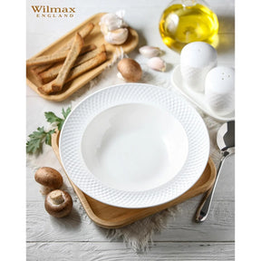 Wilmax Tiefer Teller 22,5 cm Weiß Porzellan WL-880101303/A