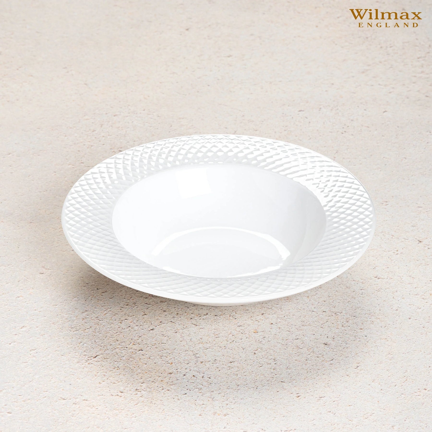Wilmax Tiefer Teller 22,5 cm Weiß Porzellan WL-880101303/A