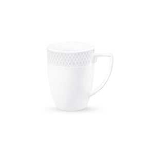 Wilmax Tasse 350 ml Weiß Porzellan 2er Set WL-880108/2C
