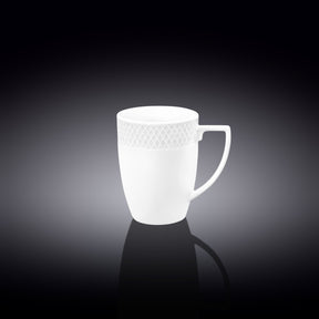 Wilmax Tasse 350 ml Weiß Porzellan 2er Set WL-880108/2C