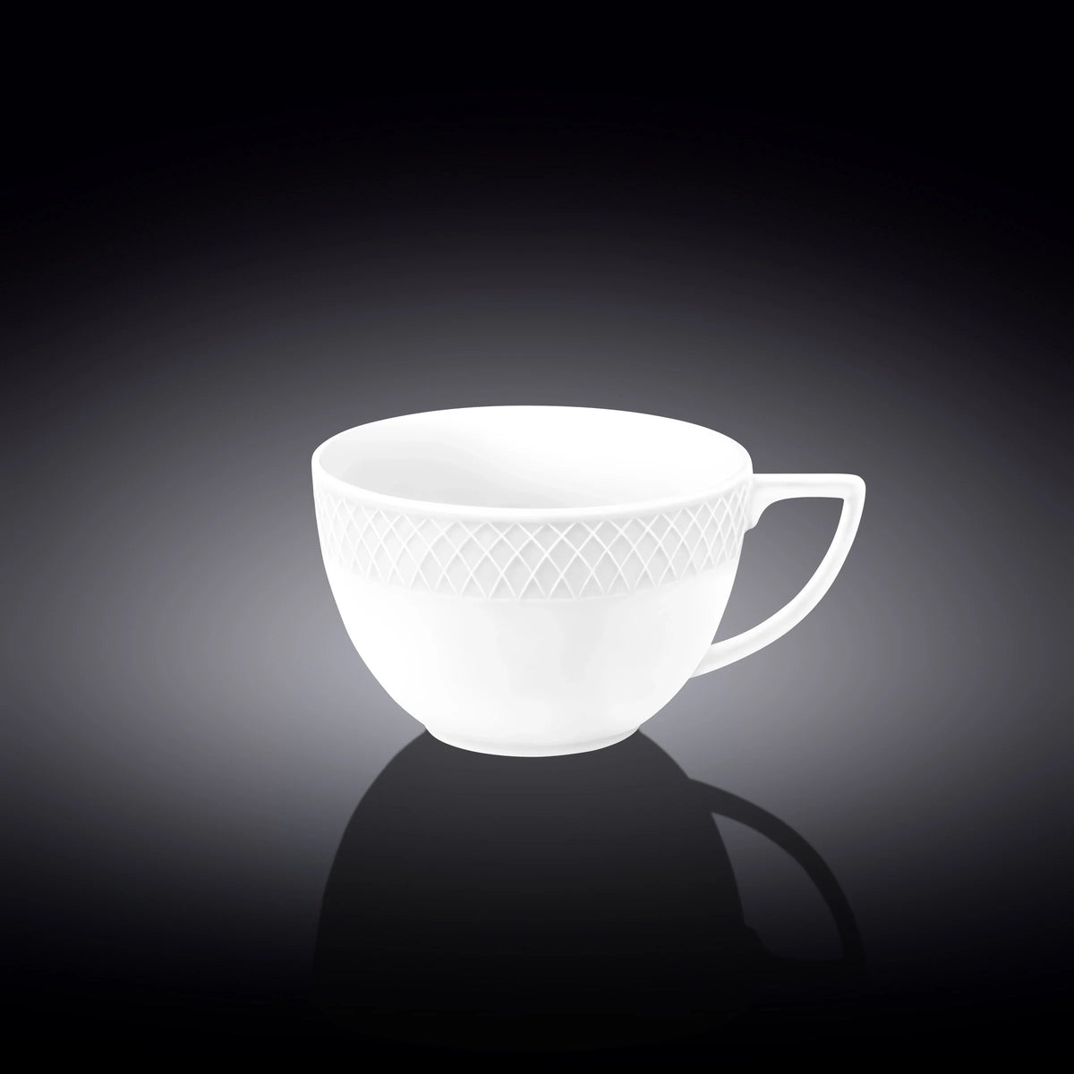 Wilmax Jumbo Tasse 500 ml Weiß Porzellan WL-880101409/A